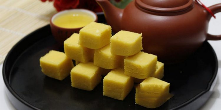 Sự kết hợp tuyệt vời giữa trà và bánh đậu xanh Hải Dương