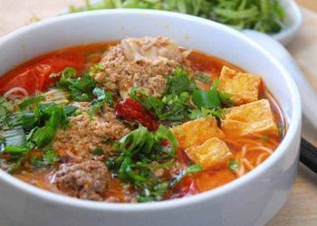 Giá trị dinh dưỡng trong một bát bún riêu cua