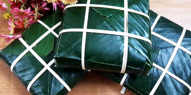 Bánh chưng mang nét đẹp đặc trưng cho ngày tết cổ truyền