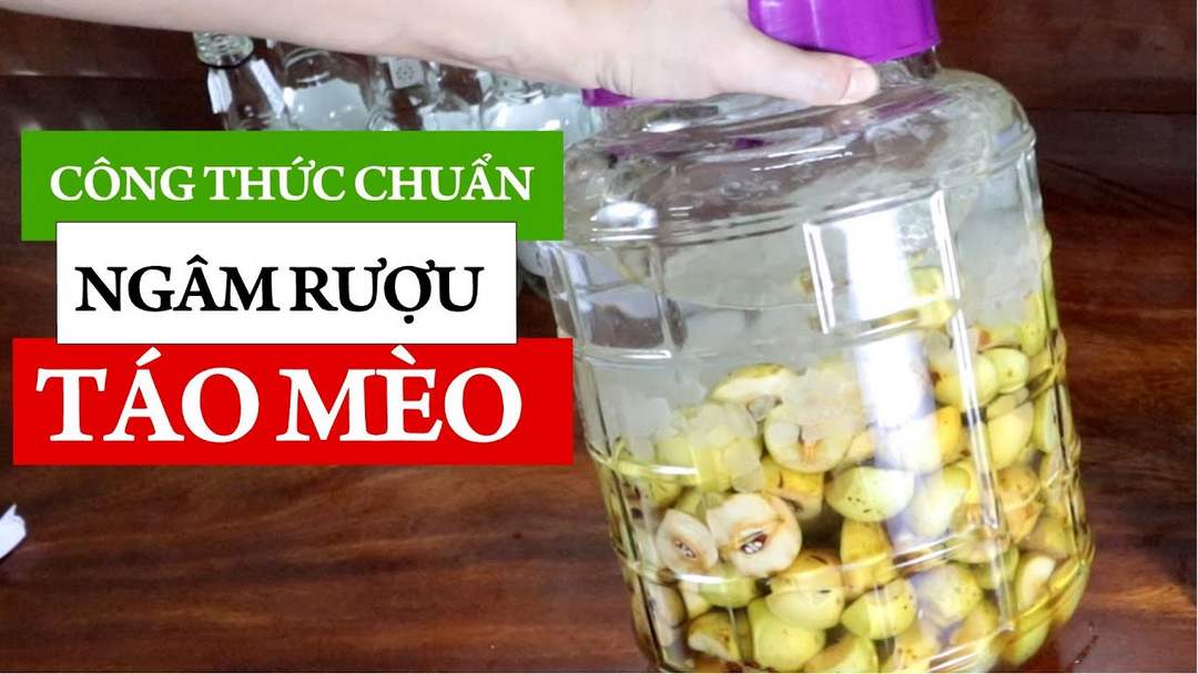 Các bước ngâm rượu đơn giản nhất