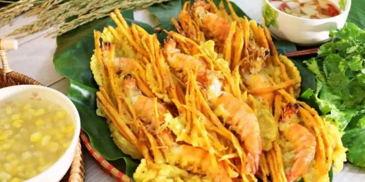 Cách làm bánh tôm sợi khoai lang ngon chỉ với vài bước